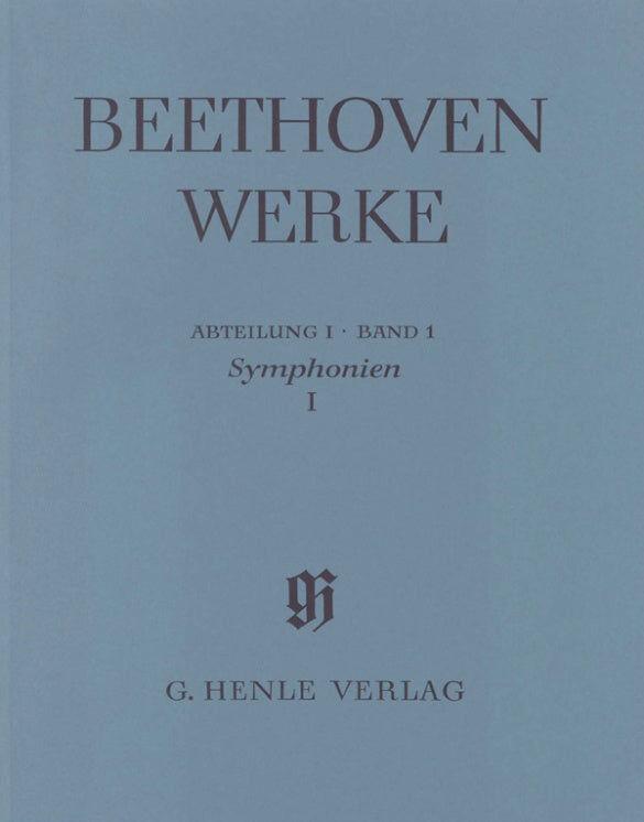 Beethoven Symphonies Volume 1 No 1 and 2 Full Score - Henle