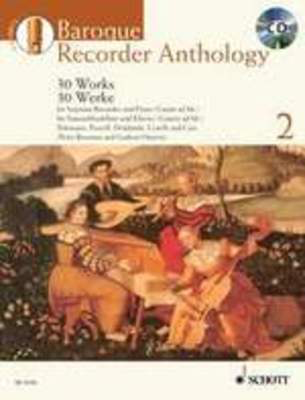 Baroque Recorder Anthology Volume 2: 32 Works for Descant Recorder, Piano & Guitar Accompaniment Schott ED13135