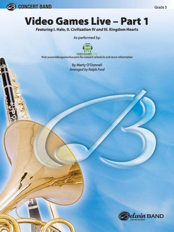 Video Games Live Part 1 Concert Band Sheet Music by O'Donnell and Salvatori