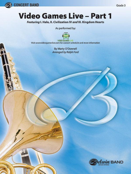 Video Games Live Part 1 Concert Band Sheet Music by O'Donnell and Salvatori