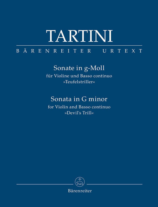 Sonata in G Minor "Devil's Trill" for Violin and Continuo - Scholarly Edition