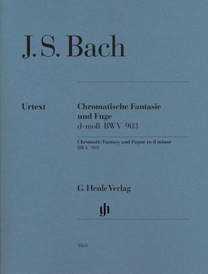 Chromatic Fantasy and Fugue Piano Sheet Music