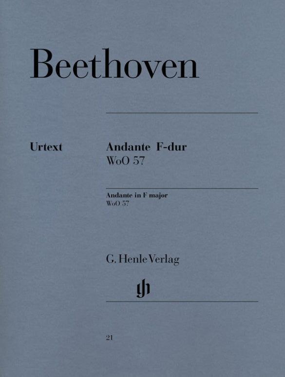 Andante in F Major WoO 57 Piano Solo Sheet Music