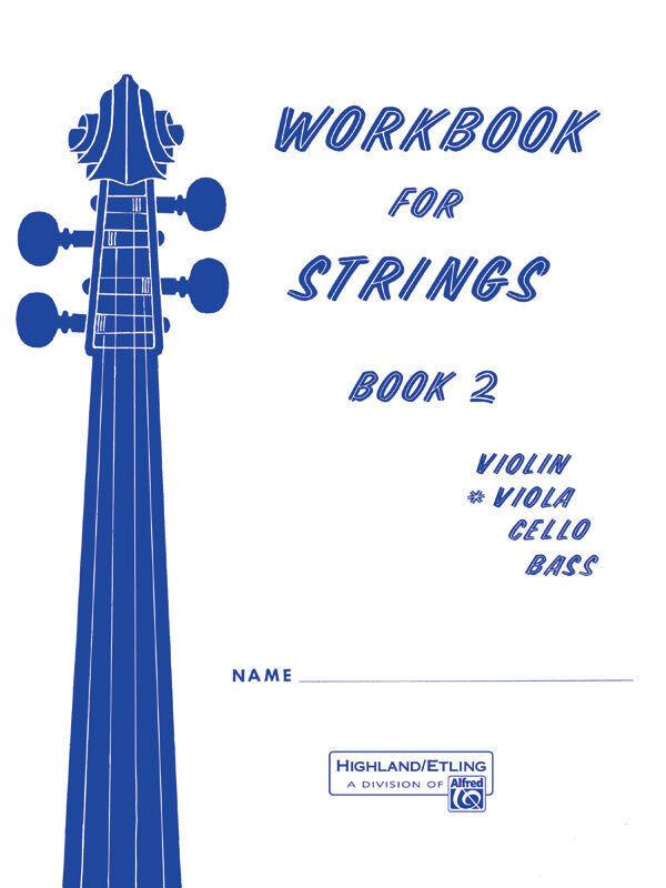 Workbook for Strings Book 2 - Viola for Beginning and Intermediate Players