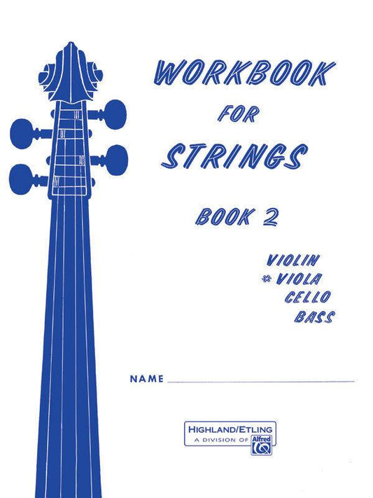 Workbook for Strings Book 2 - Viola for Beginning and Intermediate Players