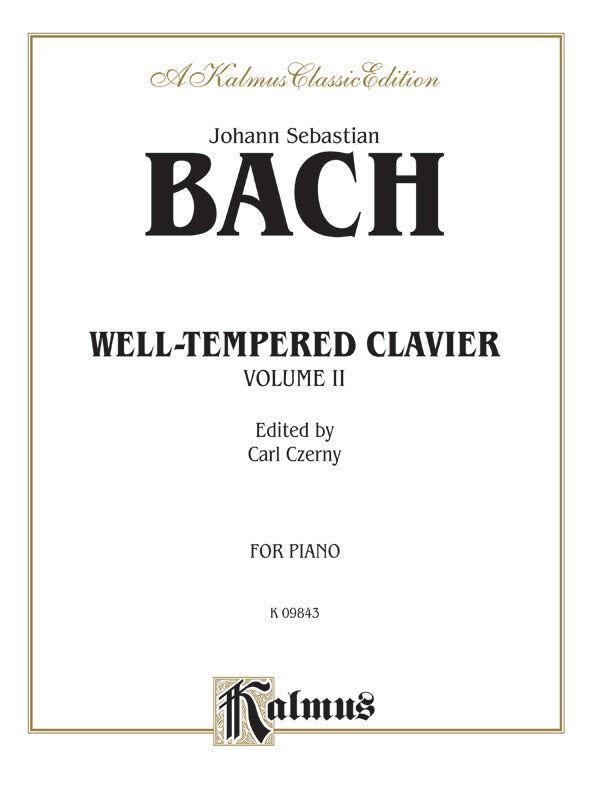 Well-Tempered Clavier BK 2 Ed by Czerny - Piano Sheet Music, 131 Pages