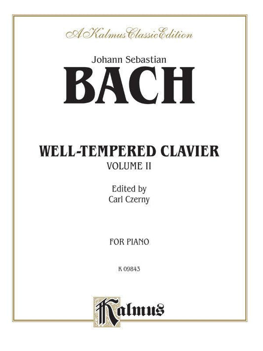 Well-Tempered Clavier BK 2 Ed by Czerny - Piano Sheet Music, 131 Pages