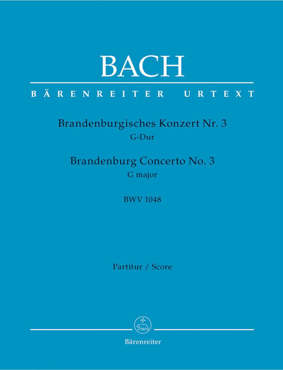 Brandenburg Concerto No 3 New Edition Score
