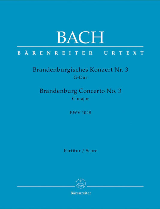 Brandenburg Concerto No 3 New Edition Score