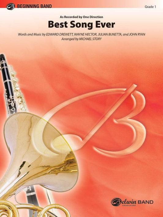 Best Song Ever Concert Band Sheet Music One Direction Gr 1