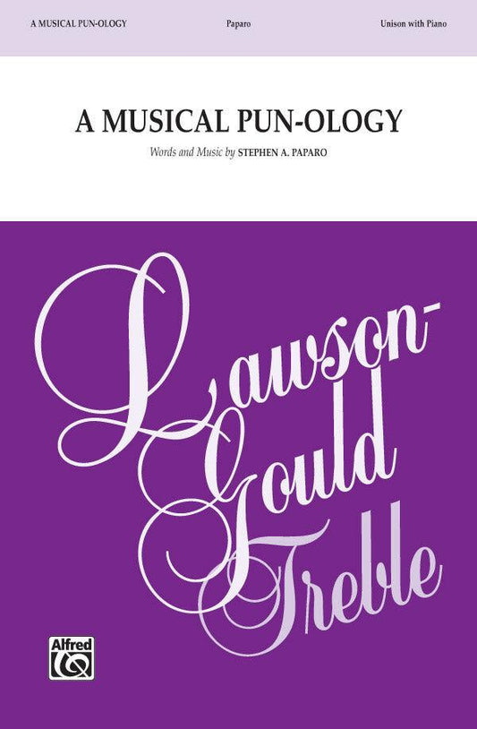 A Musical Pun-ology Unison Voices Choral Sheet Music