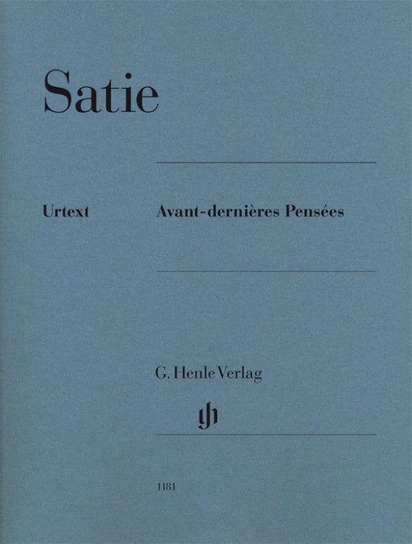 Satie - Avant Dernieres Pensees Piano Solo Sheet Music Henle HN1181