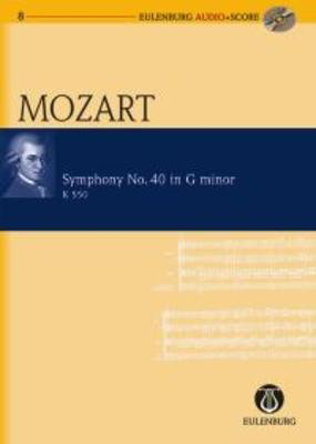Symphony No 40 in G Minor K 550 Study Score Book/CD