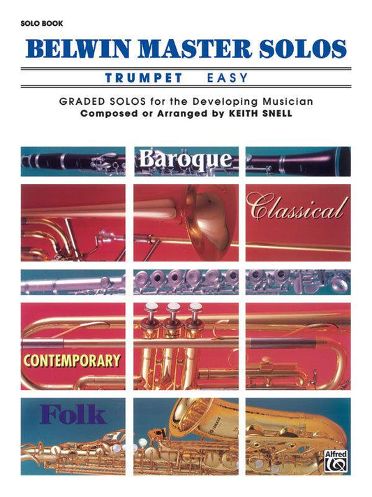 Belwin Master Solos Easy BK 1 Trumpet Sheet Music