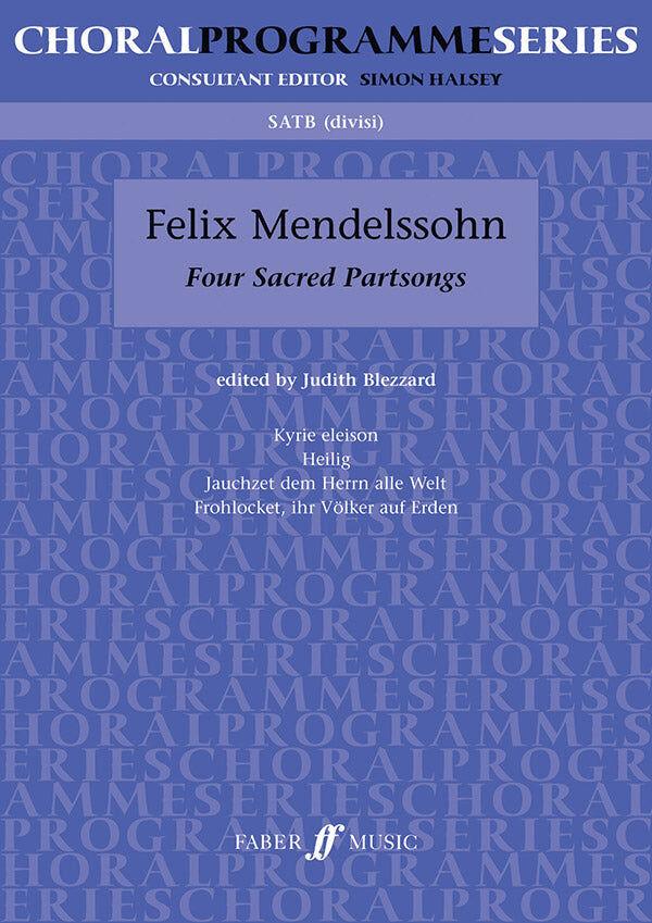 Four Sacred Partsongs (SATB Divisi) F51363 - Blezzard Faber 0571513638