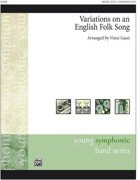 Variations on an English Folk Song for Concert Band, Grade 2