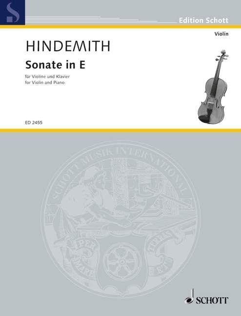 Sonata In E 1935 for Violin and Piano Sheet Music