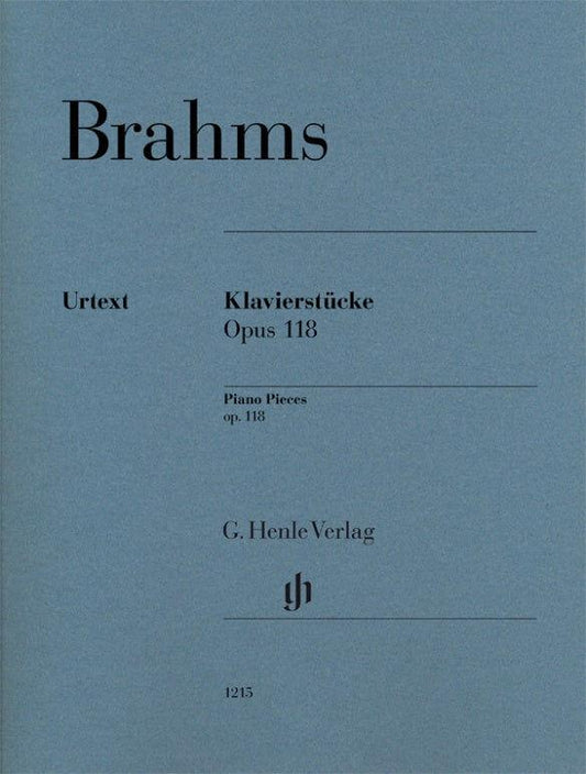 Brahms - Piano Pieces Op. 118 - Piano Solo Sheet Music Henle HN1215