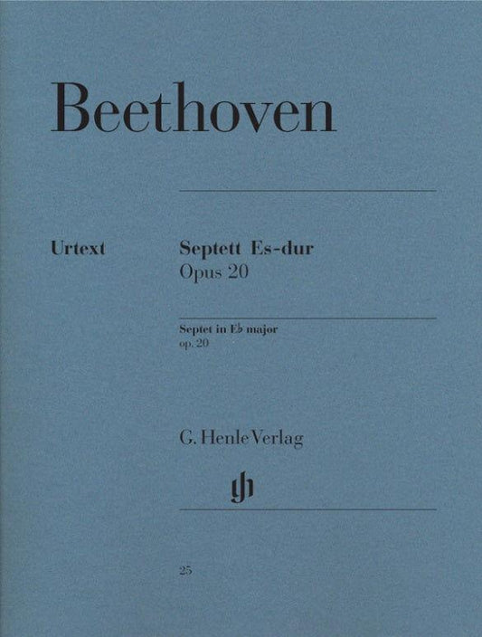 Septet in E Flat Major Op 20 - Chamber Sheet Music Urtext Edition with Horn Parts