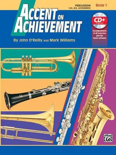 Accent on Achievement Book 1 Percussion OLA by John O'Reilly & Mark Williams - Alfred Music