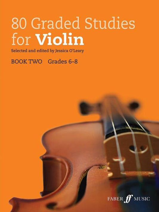 80 Graded Studies for Violin Book 2 - Grades 6-8