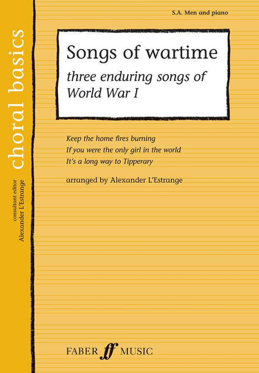 Songs of Wartime Mixed Voices Vocal Sheet Music