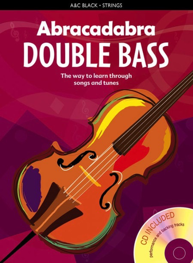 Abracadabra Double Bass Book 1 with CD by Andrew Marshall & Rosalind Lillywhite