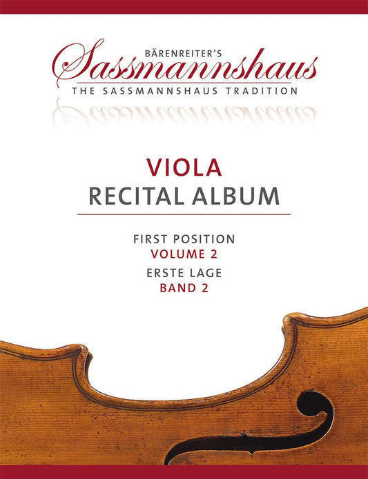 Sassmannshaus Viola Recital Album Volume 2 Sheet Music