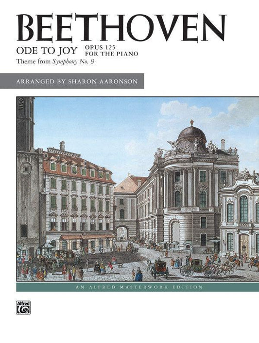 Beethoven Ode to Joy Piano Sheet Music Op 125 9th Symphony Intermediate Level
