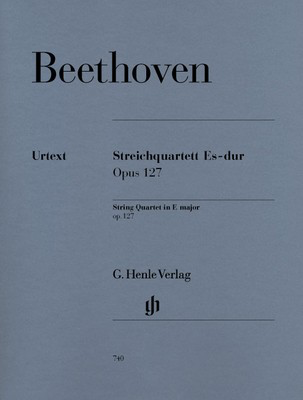 String Quartet in E-flat Major Op. 127 Score and Parts Urtext Edition