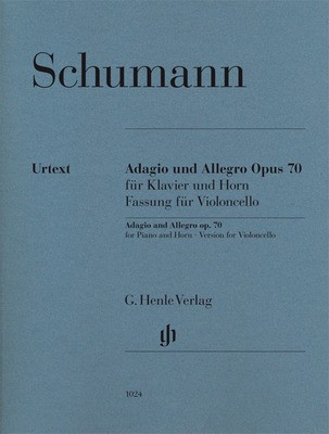 Adagio and Allegro Op 70 for Cello and Piano by Schumann