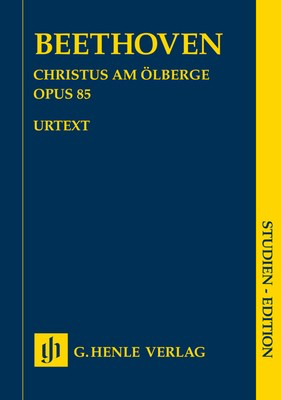Christ on the Mount of Olives Op 85 Study Score with Original Libretto