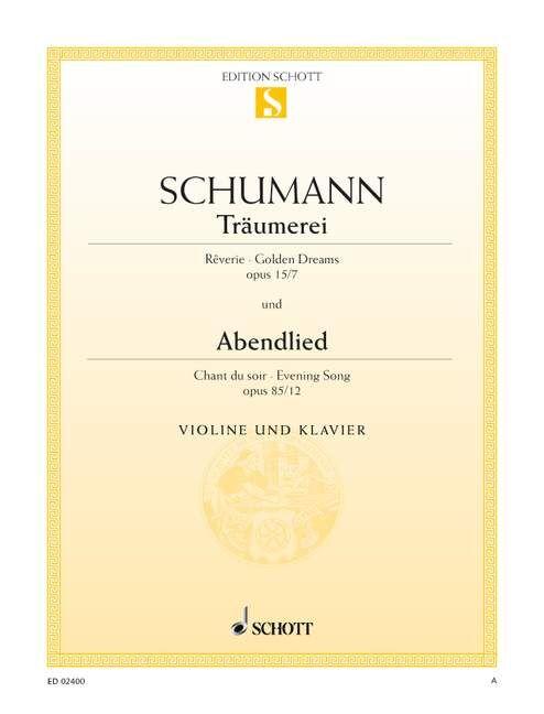 Traumerei and Abendlied Violin and Piano Sheet Music