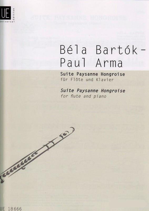 Suite Paysanne Hongroise for Flute and Piano by Paul Arma