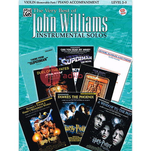 Very Best of John Williams Violin Book/CD by Warner Bros