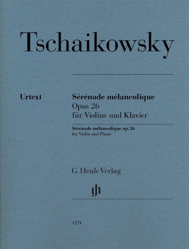 Tchaikovsky Serenade Melancolique Op 26 for Violin and Piano Accompaniment Sheet Music