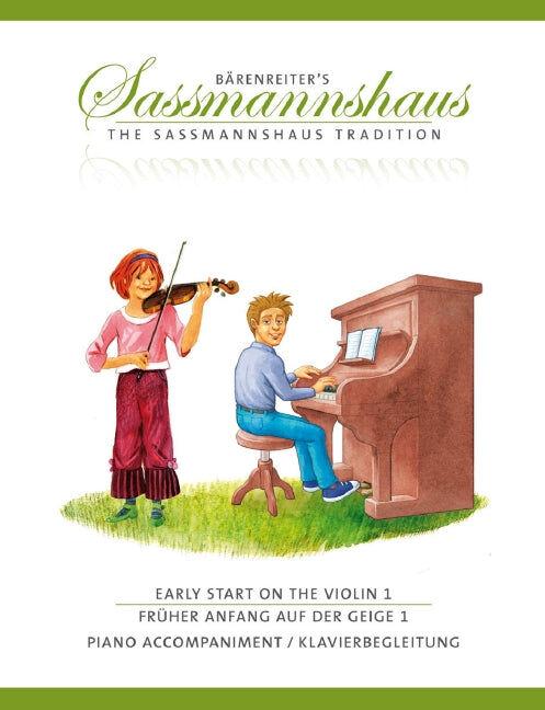 Early Start on the Violin Book 1 - Piano Accompaniment - Kurt Sassmannshaus Barenreiter BA10751