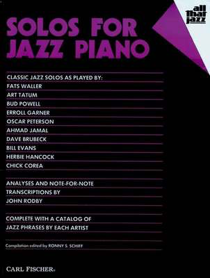 All That Jazz Solos for Piano Sheet Music