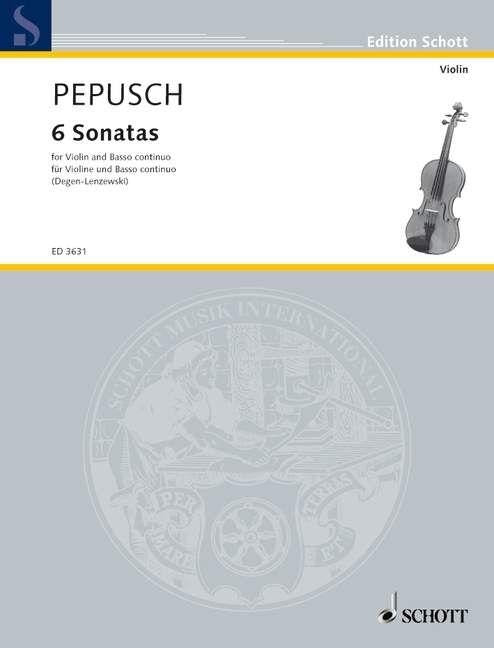 6 Sonatas for Violin and Piano Sheet Music