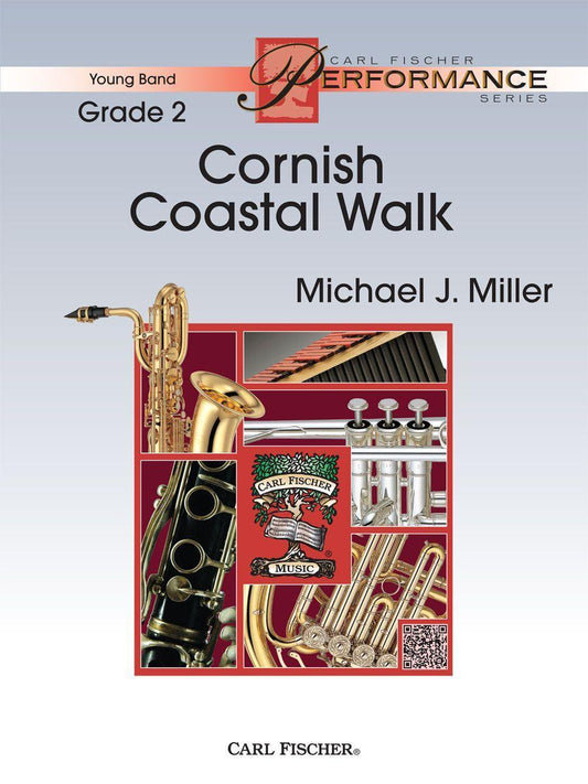 Cornish Coastal Walk Concert Band Sheet Music by Michael Miller