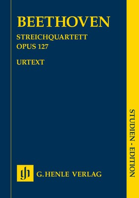String Quartet in E flat Major Op 127 Study Score Urtext Edition