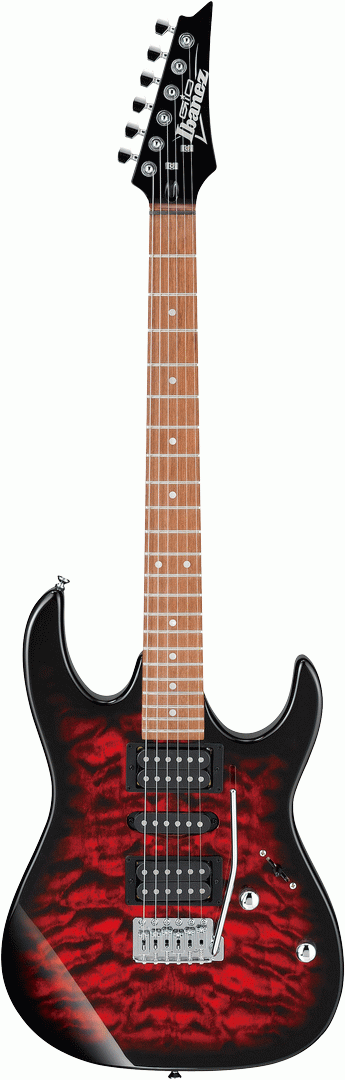 Ibanez RX70QA Electric Guitar Trans Red Burst