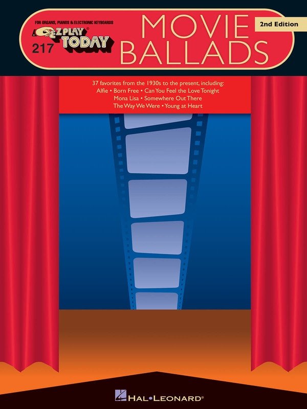 Movie Ballads — E-Z Play Today No. 217, 2nd Edition (Hal Leonard)