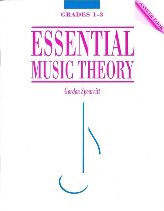 Essential Music Theory Grades 1–3 — Answer Book (All Music Publishing)