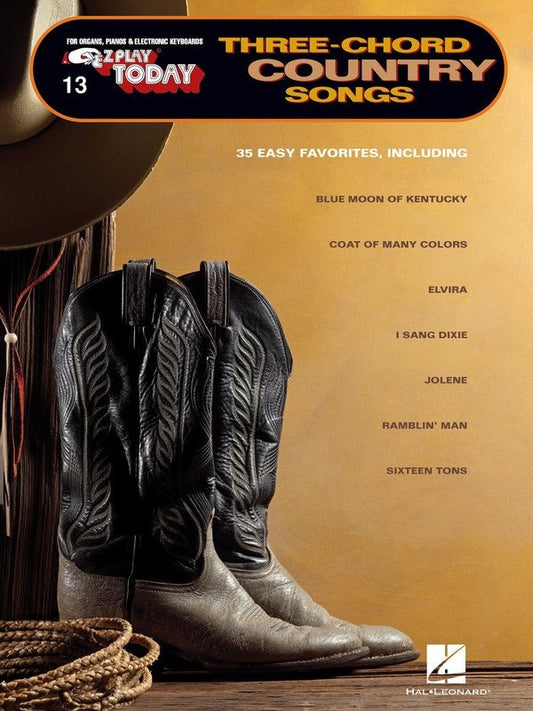 3 Chord Country Songs — E-Z Play Today No. 13 (Hal Leonard)