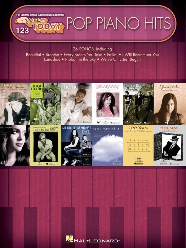 Pop Piano Hits — E-Z Play Today No. 123 (Hal Leonard)