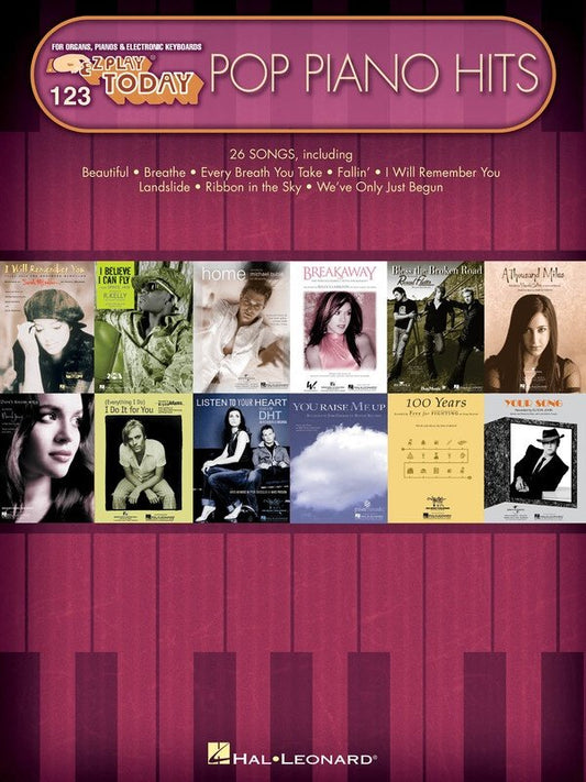 Pop Piano Hits — E-Z Play Today No. 123 (Hal Leonard)