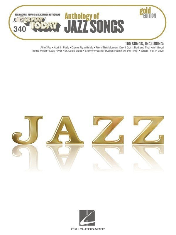 Anthology of Jazz Songs — Gold Edition, E-Z Play Today No. 340 (Hal Leonard)