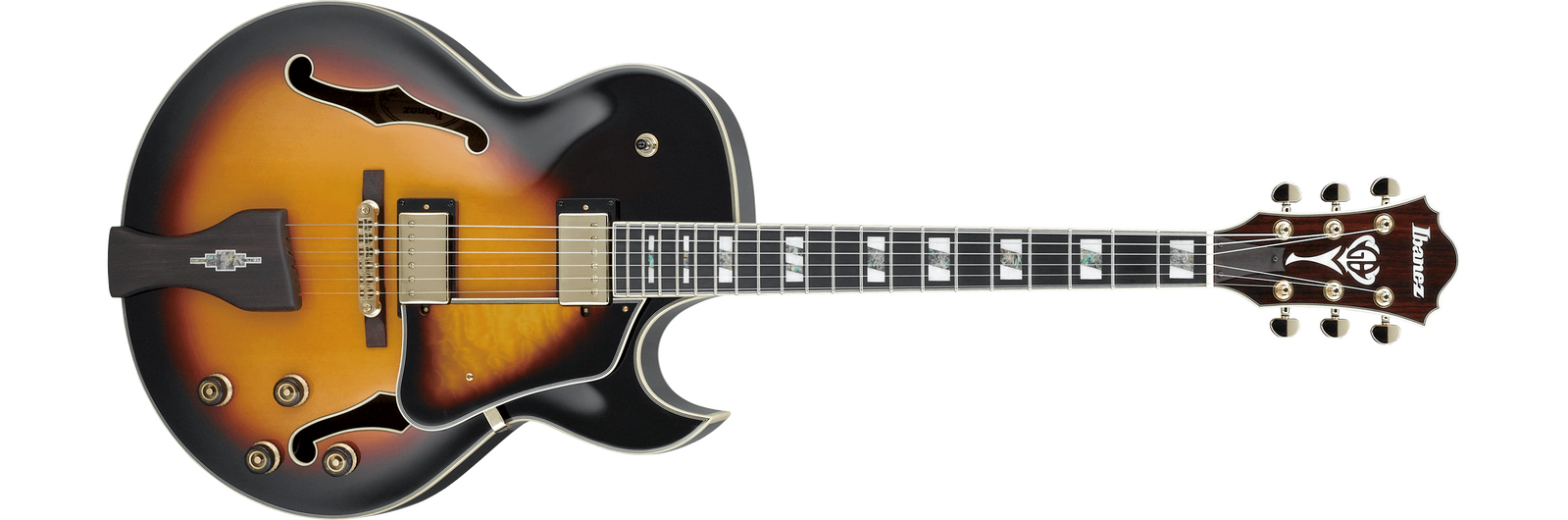 Ibanez LGB30 George Benson Signature Hollowbody Guitar Yellow Sunburst