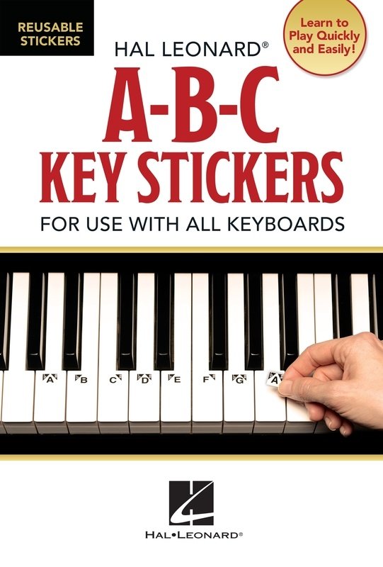ABC Keyboard Stickers — 42 Stickers (Hal Leonard)
